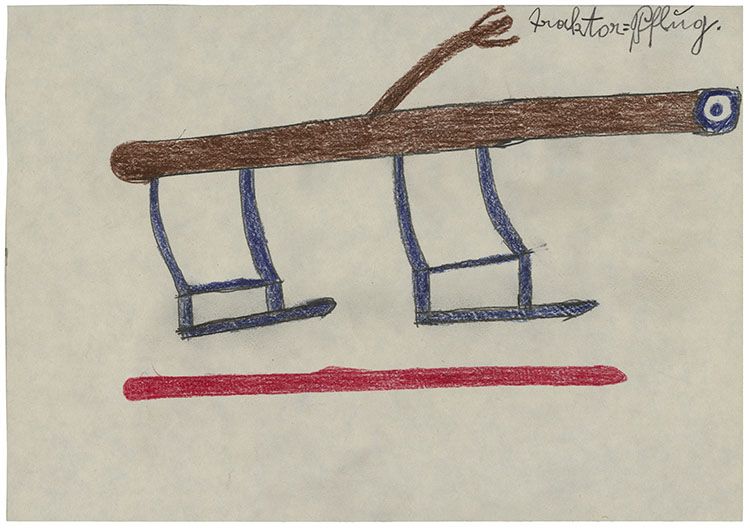 undefined Traktor = Pflüg