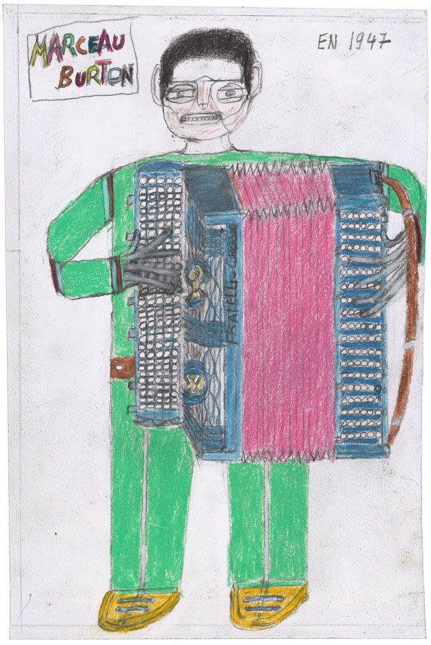 undefined Marceau Burton en 1947