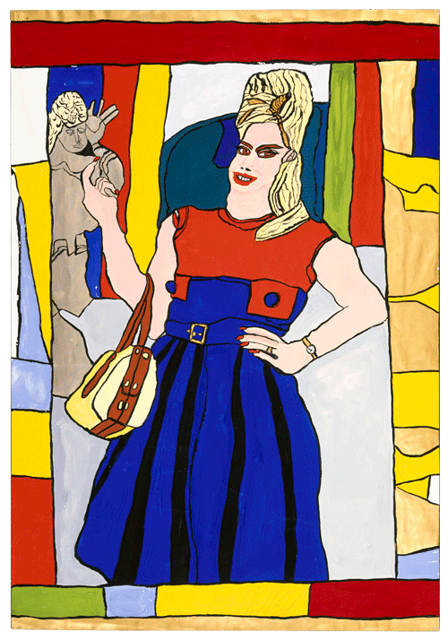 undefined Frau mit Plastik