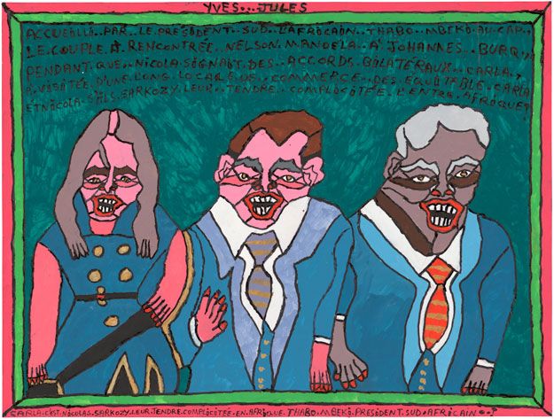 undefined Carla. c’est Nicolas Sarkozy leur tendre complicitée en Afrique…