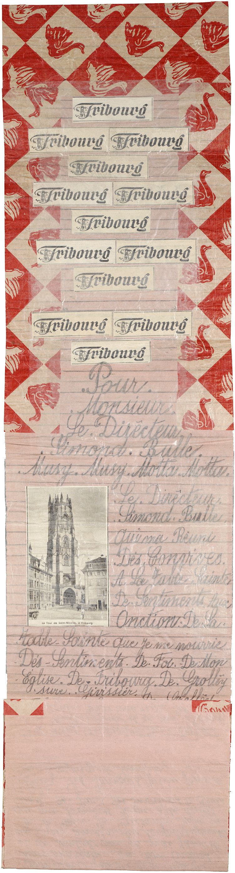 sans titre (détail) LIVES. Art Brut et parcours de vie