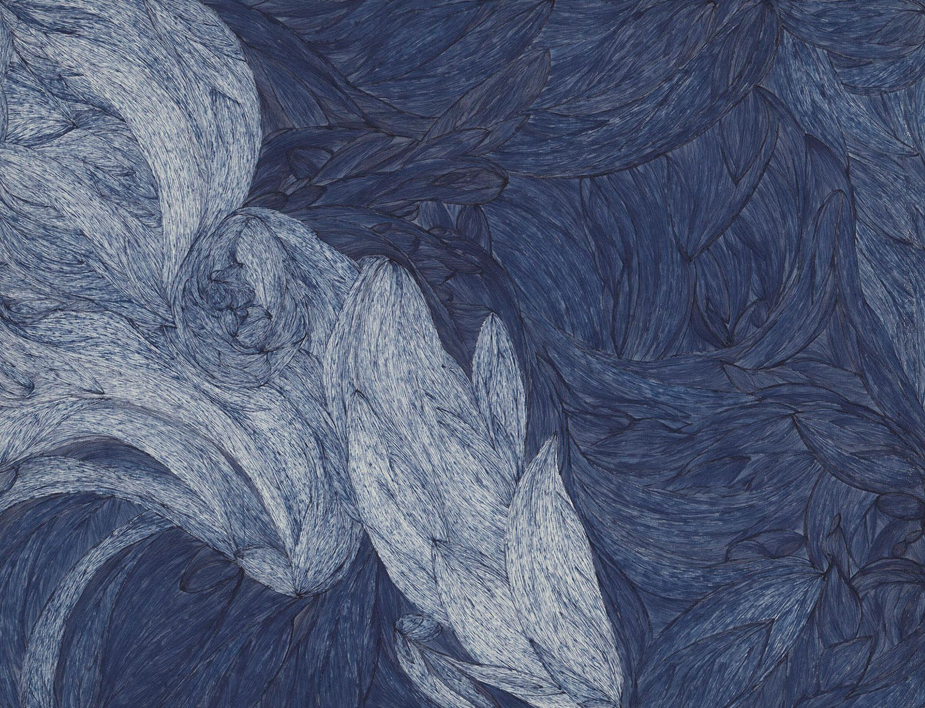 Atelier jeune public "Empreintes de bleu" Laure Pigeon