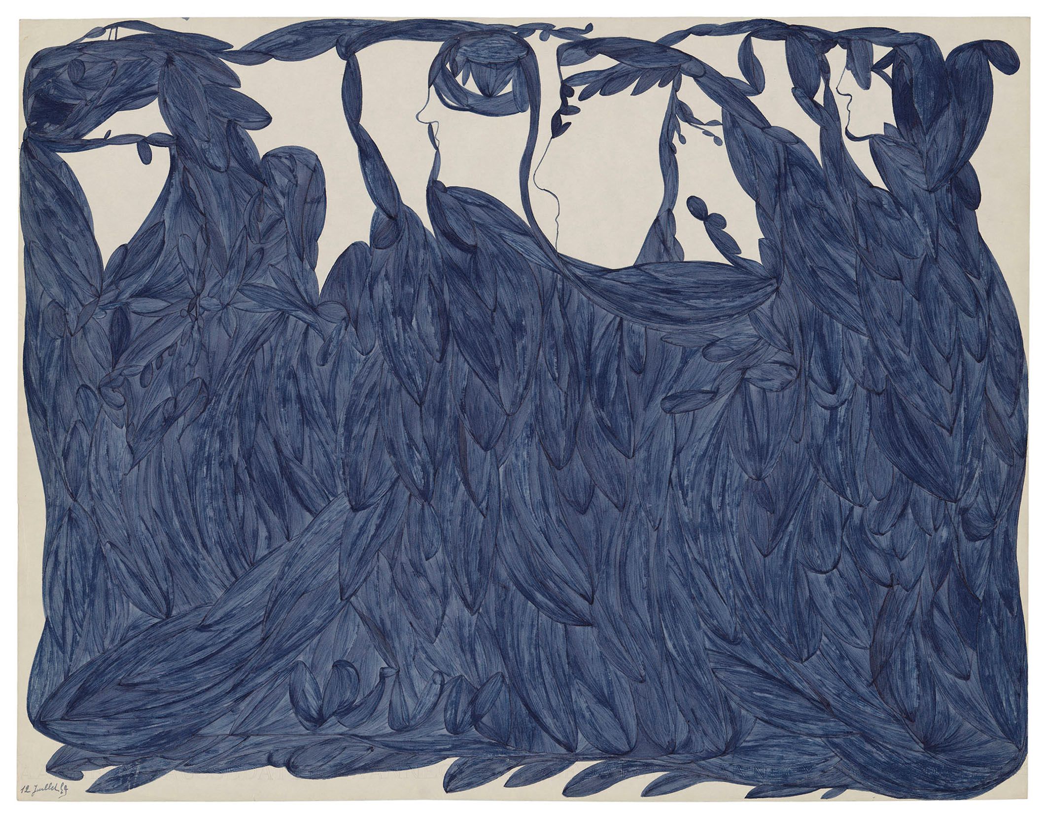 Visite commentée gratuite de l'exposition "Laure Pigeon, infiniment bleu" Laure Pigeon