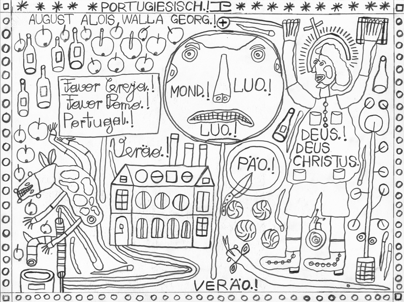 August Walla coloriage Avant votre visite